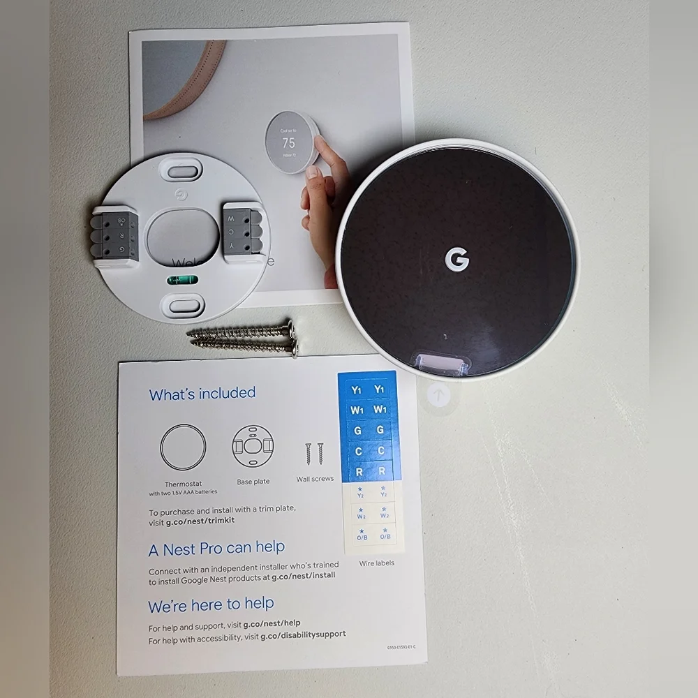 Google Nest Thermostat New